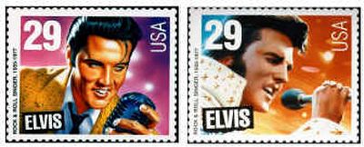 The 29-cent Elvis Presley stamp issued in 1993 accounted for 124 million stamps that have been purchased but not used, generating $36 million for the U.S. Postal Service. 
 (The Spokesman-Review)