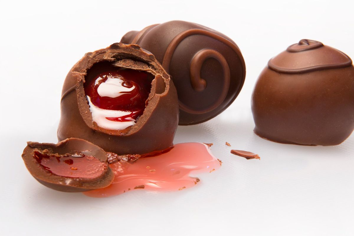 Halletts’ chocolate-covered cherries.  (Courtesy)