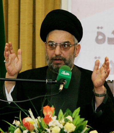 
Abdul Aziz al-Hakim heads the largest block in Iraq's interim parliament. 
 (Associated Press / The Spokesman-Review)