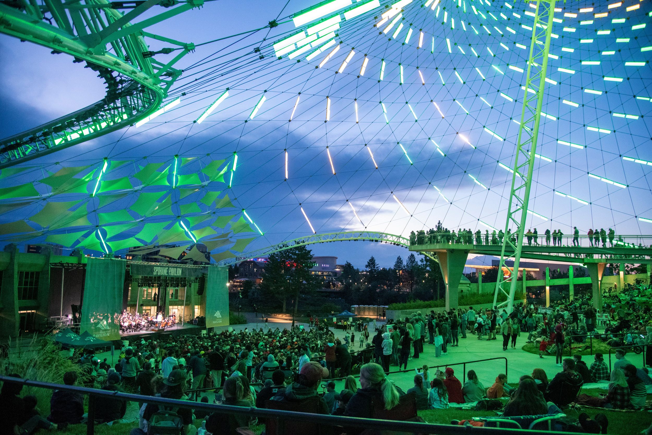 Spokane Symphony celebrate America's birthday at the Pavilion at