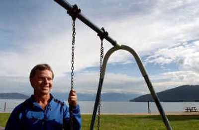 
Kim Woodruff, at City Beach in Sandpoint on Thursday, is the new Parks and Recreation director for Sandpoint after he proposed combining the departments. 
 (Kathy Plonka / The Spokesman-Review)