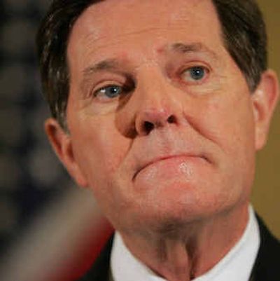 
 House Majority Leader Tom DeLay, R-Texas, on Thursday criticized federal judges again. 
 (File/Associated Press / The Spokesman-Review)