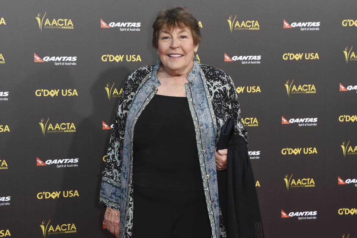 FILE - In this Jan. 31, 2015, file photo, Australian-born singer Helen Reddy attends the 2015 G