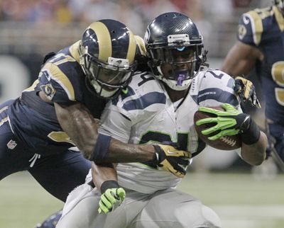 Seattle's Marshawn Lynch ranks second in the NFL with 147 carries. (Associated Press)