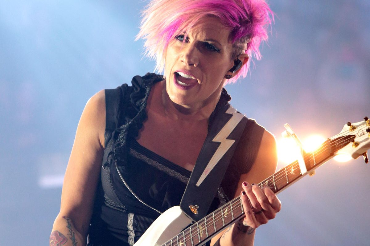 Korey Cooper of the band Skillet. (Owen Sweeney / Invision)