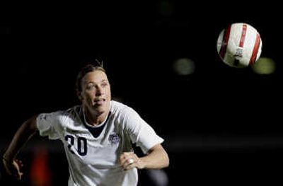 
Abby Wambach had to endure some trying times in making the transition from college star to international sensation. 
 (Associated Press / The Spokesman-Review)