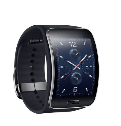 Samsung unveiled the new Gear S, the company’s fourth major smartwatch in a year, on Thursday. (Associated Press)