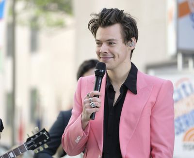 /Invision




In this May 9 file photo, Harry Styles performs on NBC's 