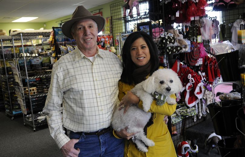 When Carl and Mara Crowell decided to open their specialty pet boutique, Pawpular Companions, in Liberty Lake, they turned to SCORE Spokane and found the help they needed.  (J. Bart Rayniak)