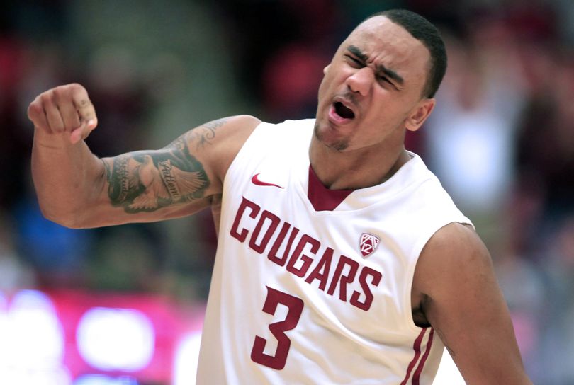 Washington State guard DaVonte Lacy leads the Cougars in scoring average at 20.3 points per game. (Associated Press)