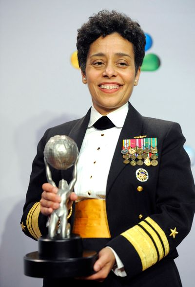 In 2012, then-Vice Admiral Michelle Howard was honored at the NAACP Image Awards in Los Angeles. Now a retired admiral, Howard will give the keynote speech at the Spokane YWCA Women of Achievement luncheon on March 24.  (Chris Pizzello)