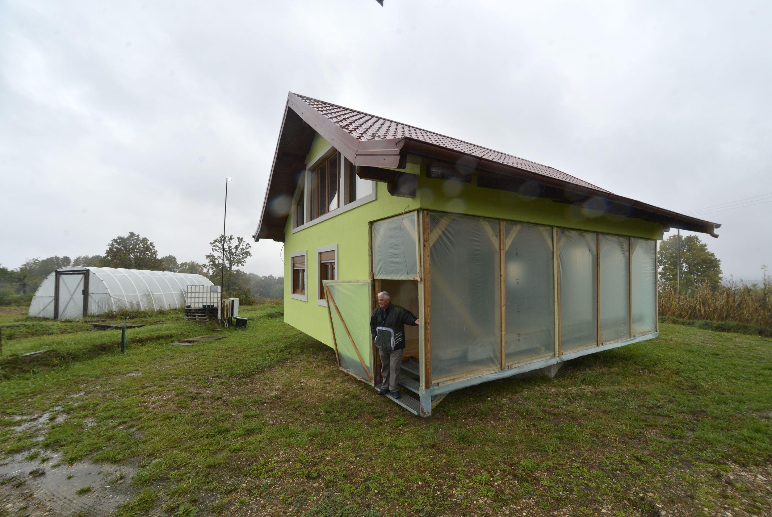 Radnicki Dom, Workers common house in Bosanski Brod, Bosnia…