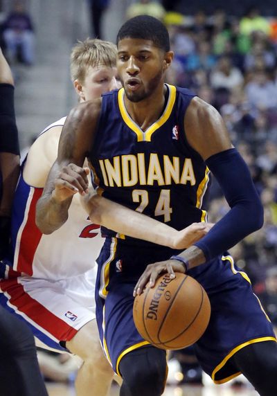 Indiana forward Paul George added 30 points to guide the Pacers. (Associated Press)