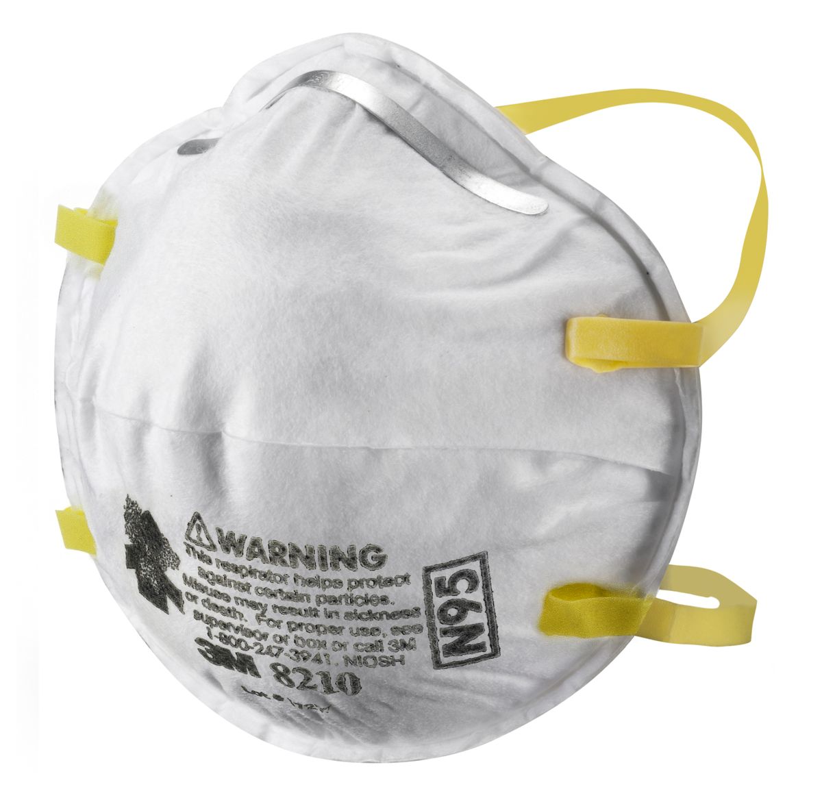 When wearing a respirator mask, the mask must fit snug against the face, touching skin all the way around.  (Tim Wheeler)