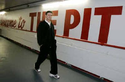 
Louisville coach Rick Pitino, wandering the halls of The Pit, said that the Washington Huskies are imagining that they haven't received respect. 
 (Associated Press / The Spokesman-Review)