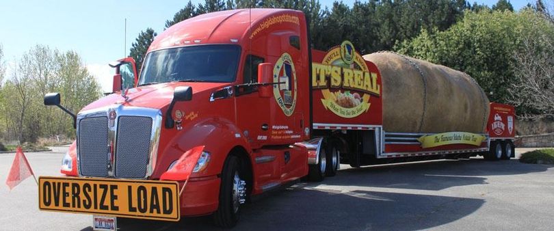 The Idaho Potato Commission’s “Big Idaho Potato Truck” tours the country to promote Idaho spuds. This winter, the giant spud will get a high-tech revamp before it hits the road again next spring. (Idaho Potato Commission)