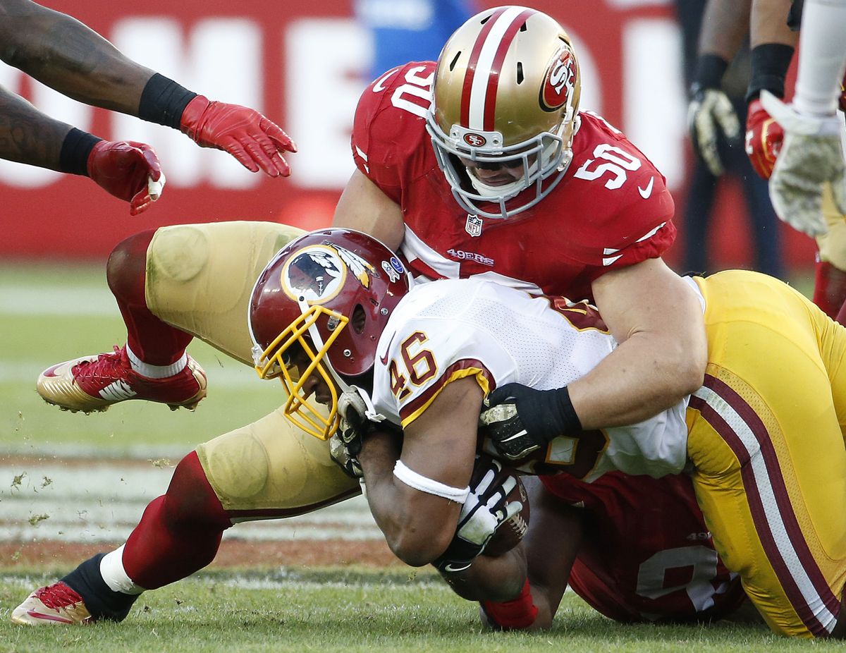 Chris Borland’s choice to quit playing football will impact the game in the future. (Associated Press)