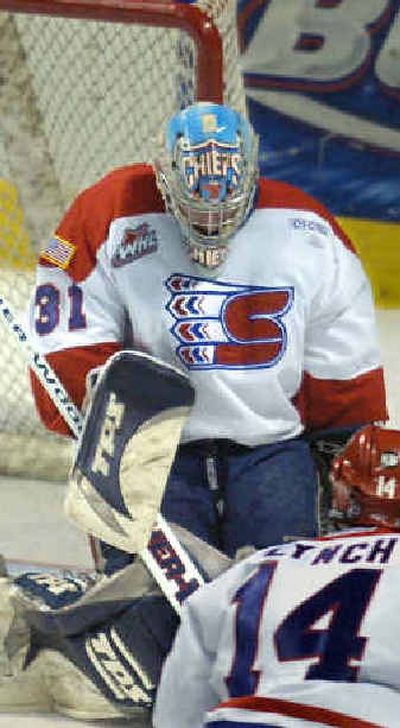 
Jim Watt is back as the Chiefs' No. 1 goalie. 
 (File/ / The Spokesman-Review)
