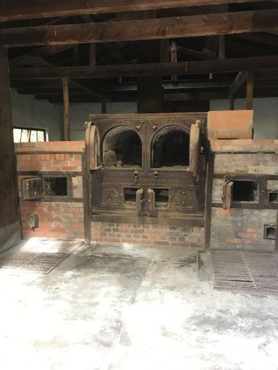 The crematorium at the Dachau camp, where an estimated 41,500 died or were killed. (Gary Graham / World traveler)