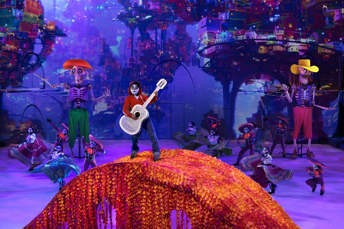 Enter the Land of the Dead with Miguel from “Coco” during Disney on Ice’s “Mickey’s Search Party.” (Feld Entertainment)