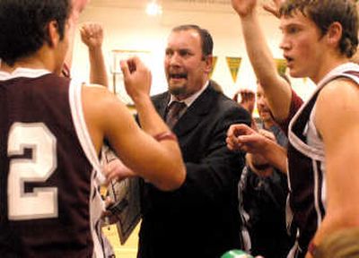 
Reardan coach Bob Swannack, center, played for four State B semifinal teams at St. John-Endicott. 
 (Jesse Tinsley / The Spokesman-Review)