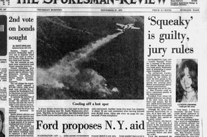 This day in history: Prosecutors asked for redo of Liberty Lake sewer vote. Match company bought more timber land - Thu, 27 Nov 2025 PST