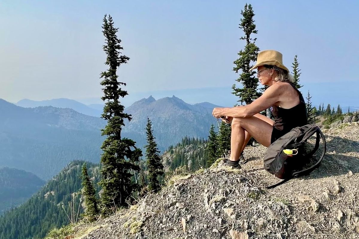 The Klahhane Ridge trail at Hurricane Ridge offers big views of the Olympic National Park. (Leslie Kelly)