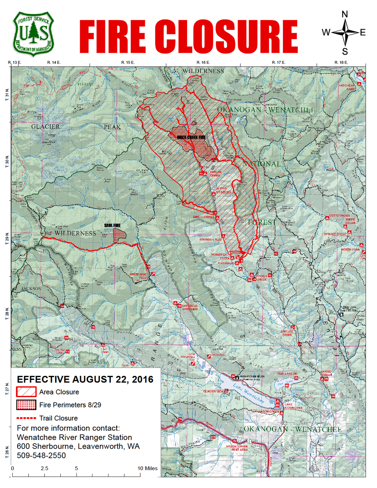 Wildfires Block Wilderness Trails; Check Before You Go 