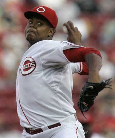 
Reds' Edinson Volquez leads the majors with a 1.32 ERA.Associated Press
 (Associated Press / The Spokesman-Review)