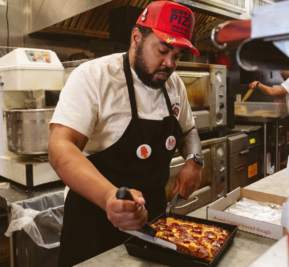 Mike Carter, 37, is the executive chef at Down North Pizza in Philadelphia. After spending 12 years in and out of prison, Carter turned his life around.  (Down North Pizza/Handout)