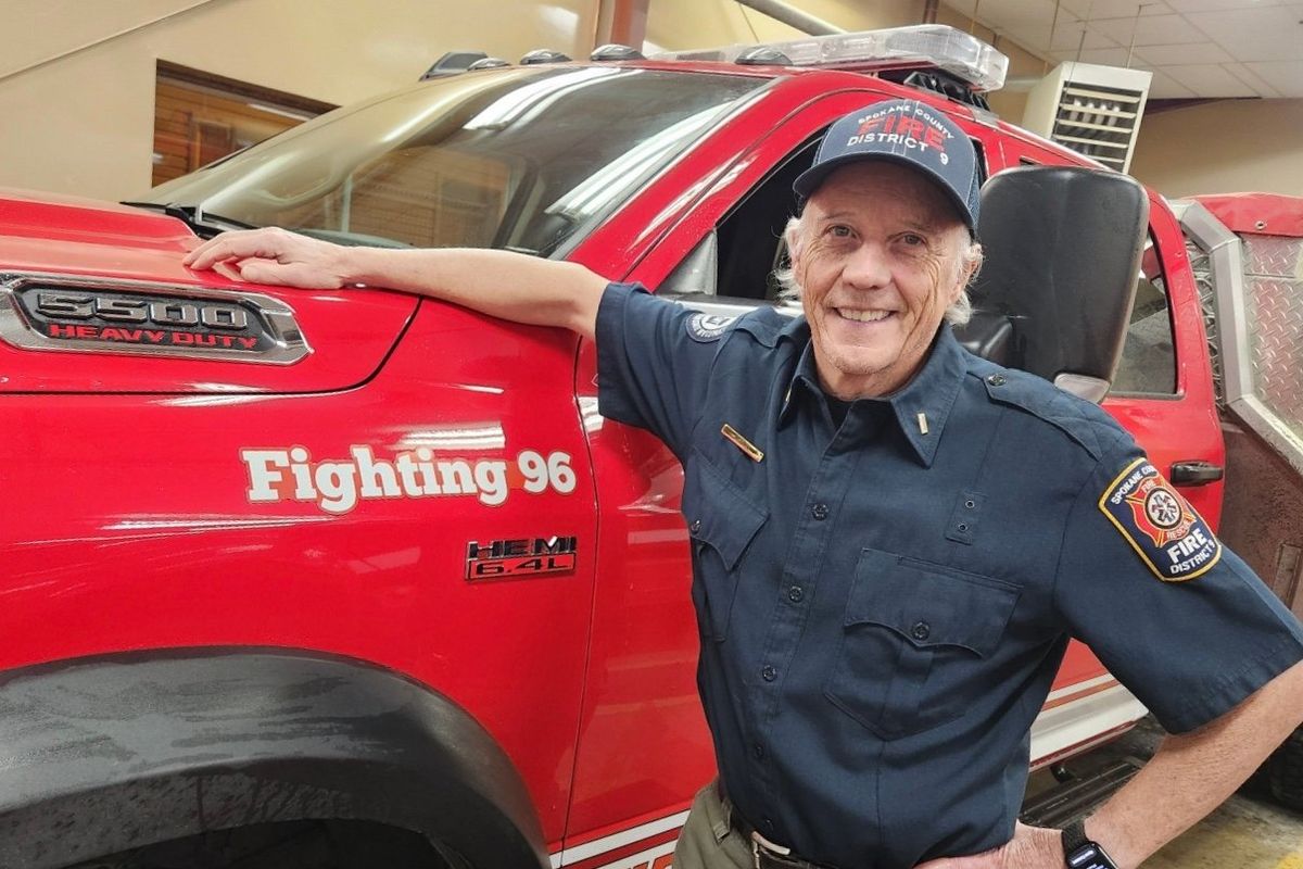 Longtime volunteer firefighter Dan McCann shares tales at the front line in “On My Way!”  (Courtesy )