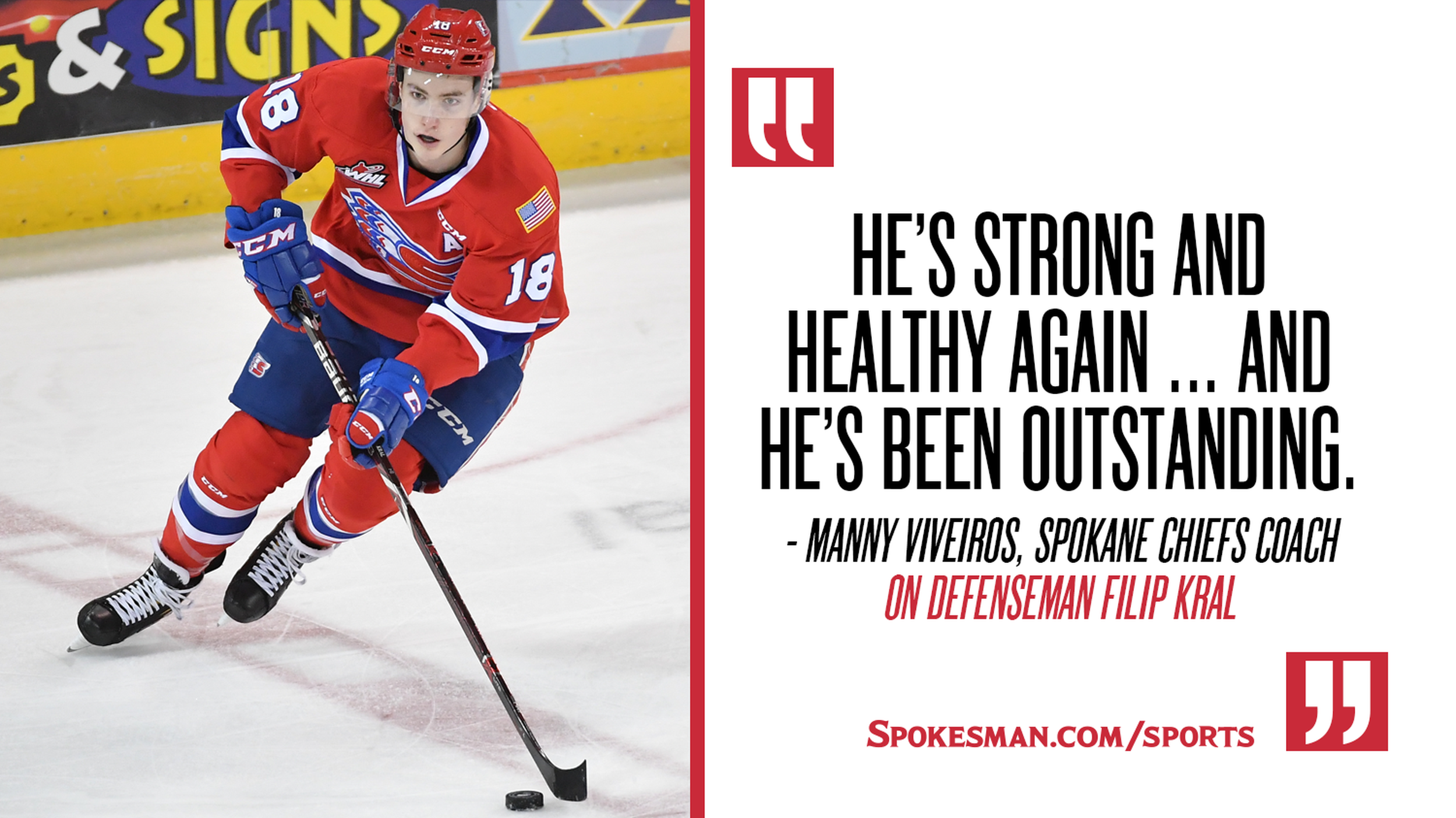 Spokane Chiefs' Ty Smith wins WHL Defenseman of the Year award