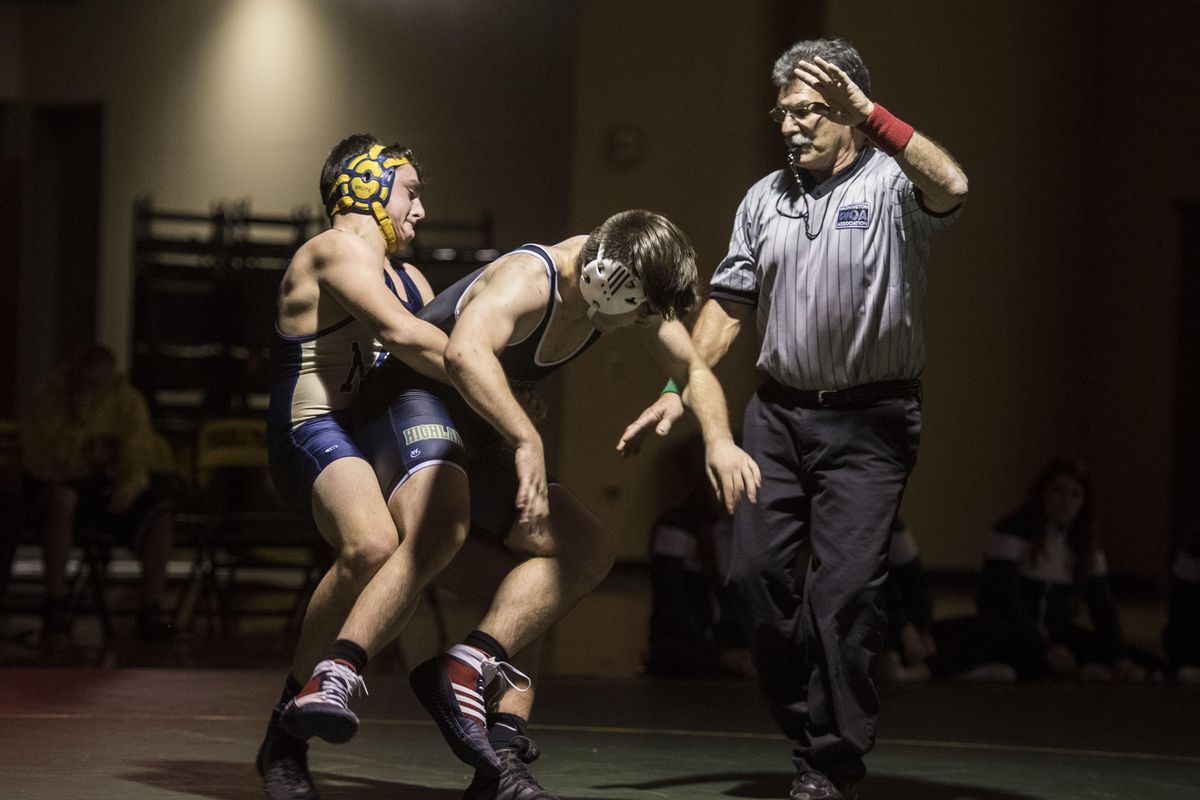 Former wrestler giving back to sport as referee as sport struggles with  shortage of officials