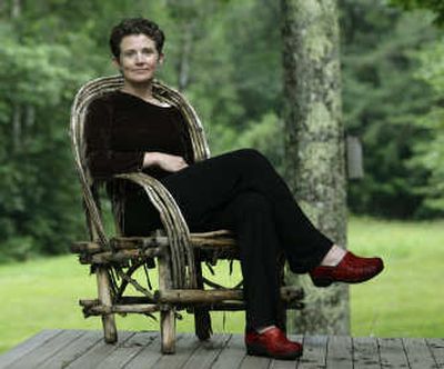 
The Rev. Kate Braestrup poses  at her home in Lincolnville, Maine. Braestrup, who works as a chaplain for the Maine Warden Service, recently published a memoir titled 