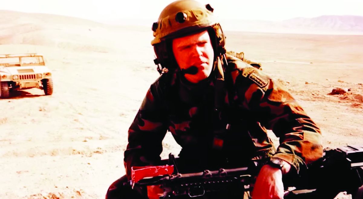 Jeffrey Hutchinson in the military. Hutchinson was executed in Florida for the murders of his girlfriend and her three children in 1998.  (Courtesy)