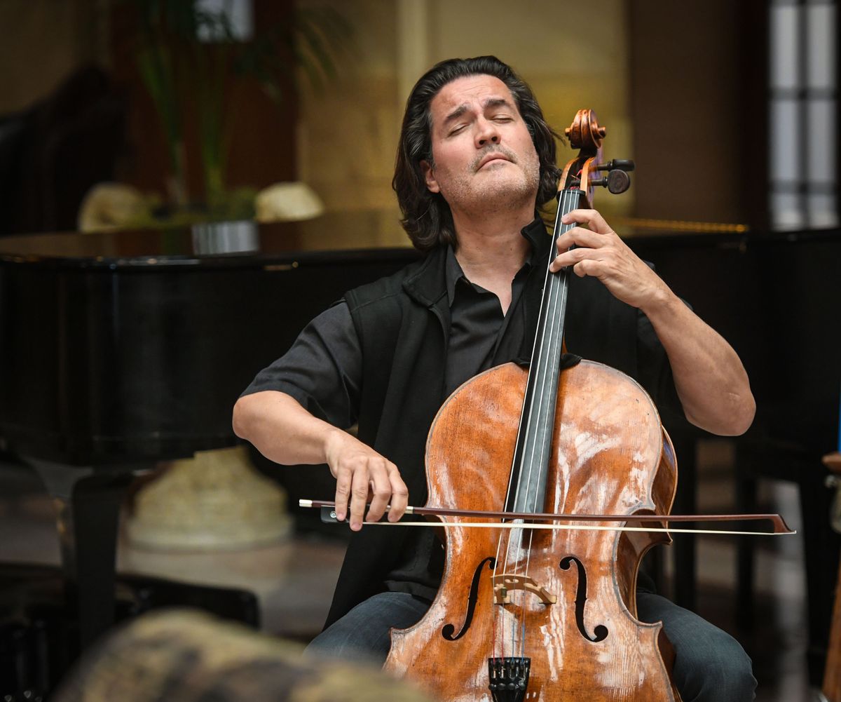 Zuill Bailey performed this weekend with the Spokane Symphony before kicking off a slate of performances with the Northwest BachFest.  (Dan Pelle/The Spokesman-Review)