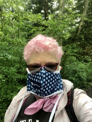 Should you wear a mask outdoors? That's the big question as we head out on the hiking trails this summer. (Leslie Kelly)