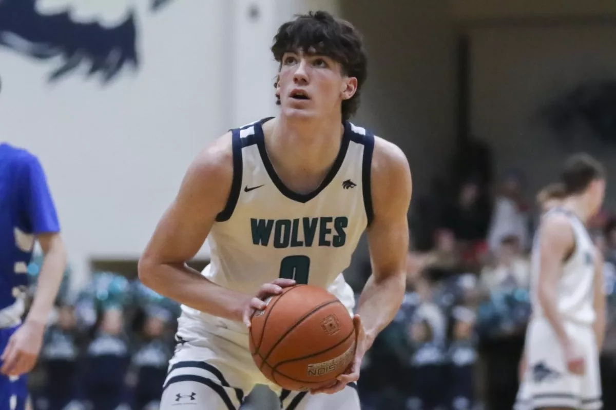 Lake City’s Blake Buchanan readies for a free-throw attempt against visiting Coeur d’Alene on Jan. 28.  (Cheryl Nichols/For The Spokesman-Review)