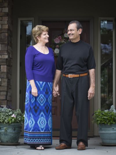Lori and Ather Khan have been married for 27 years. What makes their marriage uncommon is that she’s a Christian and he’s Muslim. (Associated Press)
