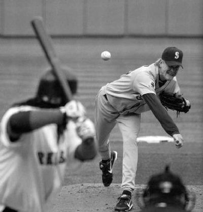 Starting pitcher Jeff Weaver has been slow out of the gate in his first season with the Mariners.
(Associated Press / The Spokesman-Review)