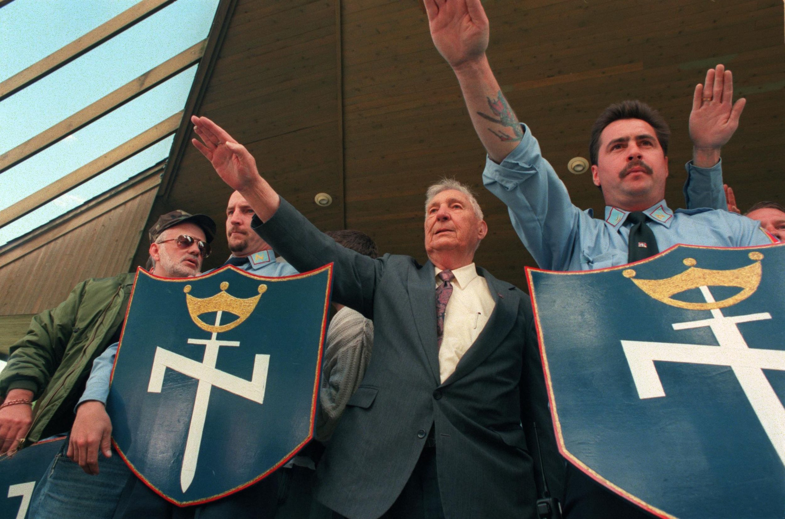 1999 Aryan Nation Parade in Coeur d'Alene Jan. 19, 2017 The