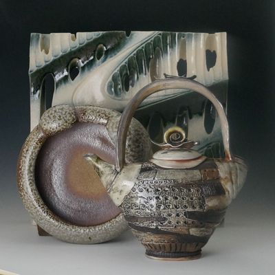 Works by Chris Kelsey, Mark Moore and Gina Freuen are featured at the Trackside Studio Ceramic Art Gallery in October.    (Courtesy photo)