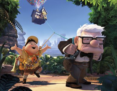 Animated characters Russell, left, and Carl Fredricksen are shown in a scene from the film “Up.” Disney/Pixar Films (Disney/Pixar Films)