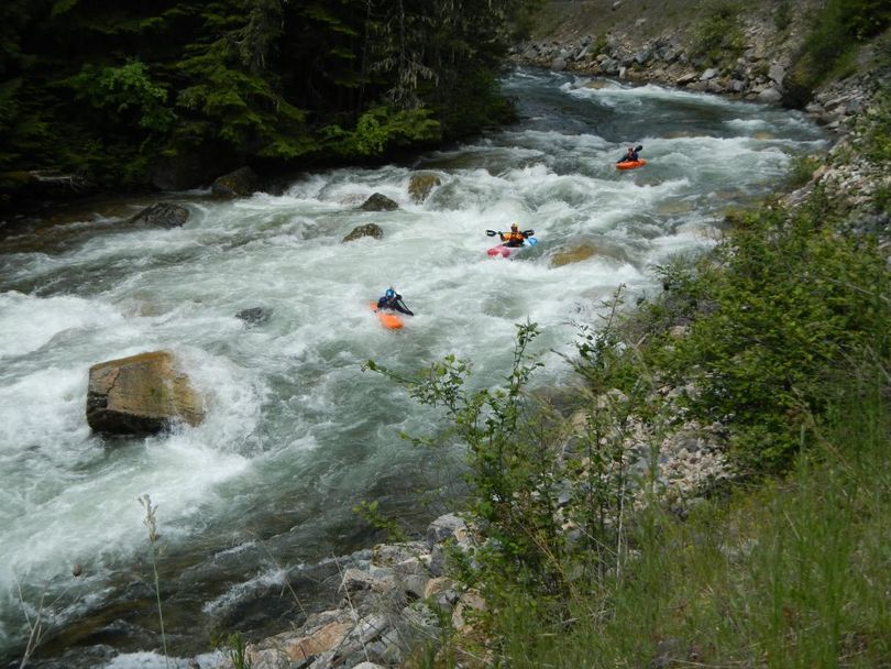 Kayaking Marble Creek on June 17, 2012. (Courtesy photo)