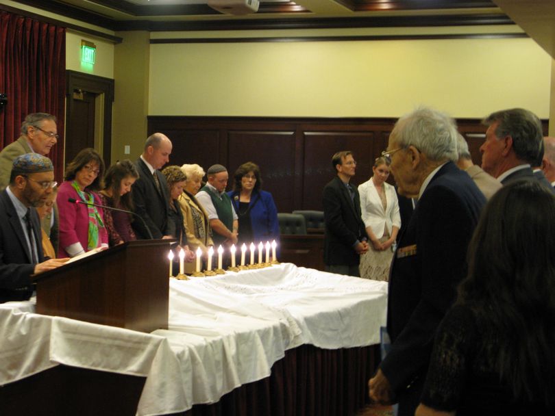 Idaho's official state Holocaust remembrance ceremony on Tuesday (Betsy Russell)