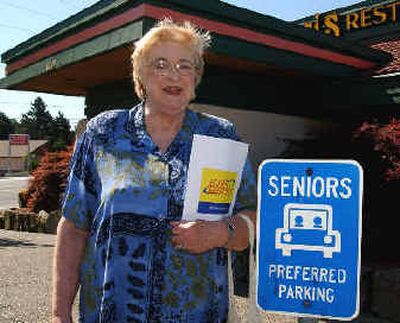 
Betty Tarpley, of Gresham, Ore., who is the lead volunteer for the local 