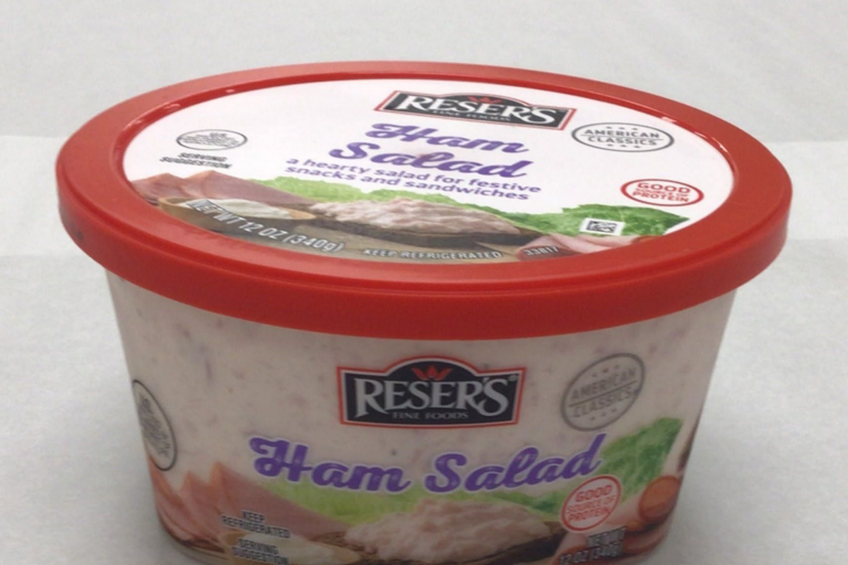 Reser’s Fine Foods Ham Salad with a sell-by date of Sept. 1 has been recalled, according to the USDA. (Courtesy)