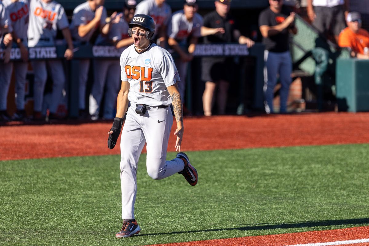 Oregon State shortstop Aiva Arquette is a top collegiate offensive option for the Seattle Mariners with the third overall pick in the MLB draft. (Tribune News Service)