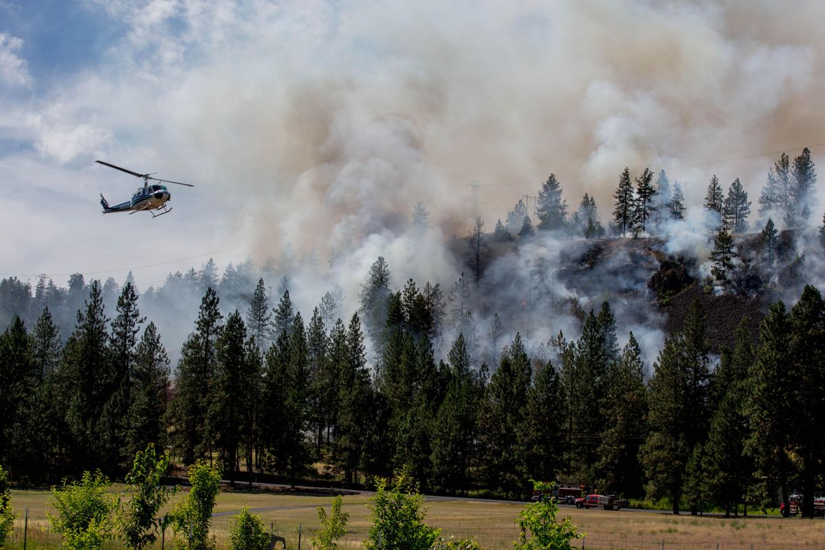 Coulee Hite Road Fire July 4, 2017 The SpokesmanReview