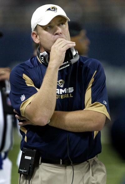 Scott Linehan was 11-25 as head coach of the St. Louis Rams. (Associated Press / The Spokesman-Review)